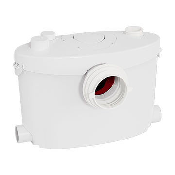 Bomba trituradora Homac 400e 400 con tapa de reparación para desagüe de lavabo de ducha de inodoro Clasificación IPX4 3 o 4 en 1 Con 1 año de garantía