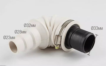 Non Return Valve Elbow Pipe 3 Step Sizes 23-32mm