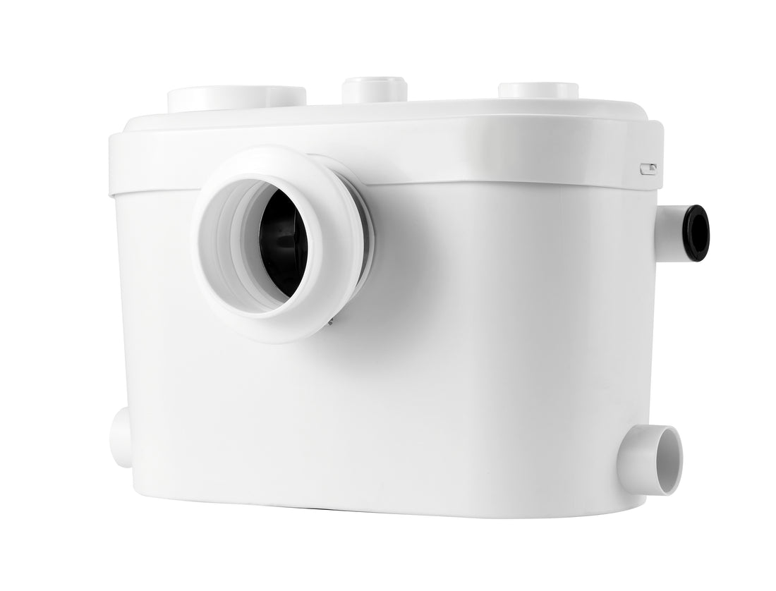 Macerator Pump 750W 3 or 4 inlets P750A Silent Heavy Duty for Toilet Shower Sink Powerful Excellent IP54 Rated