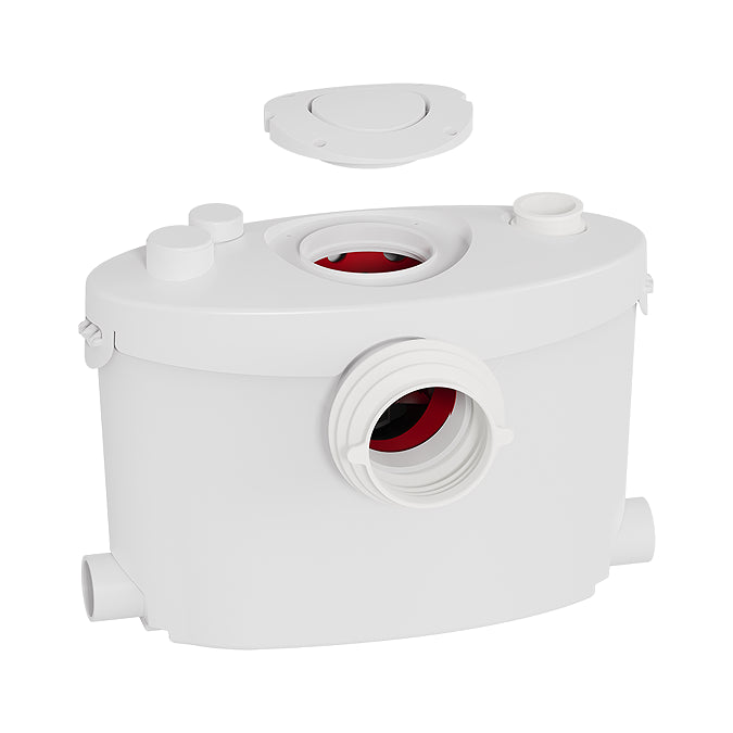 Macerator Pump Homac 400e 400 With Repair Lid for Toilet Shower Sink Waste IPX4 Rating 3 or 4 in 1 With 1 Year Warranty