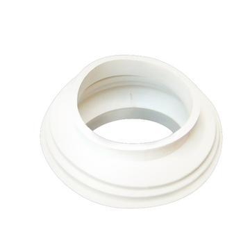 White Rubber Macerator WC Toilet Connector