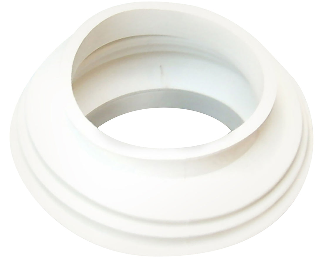 White Rubber Macerator WC Toilet Connector